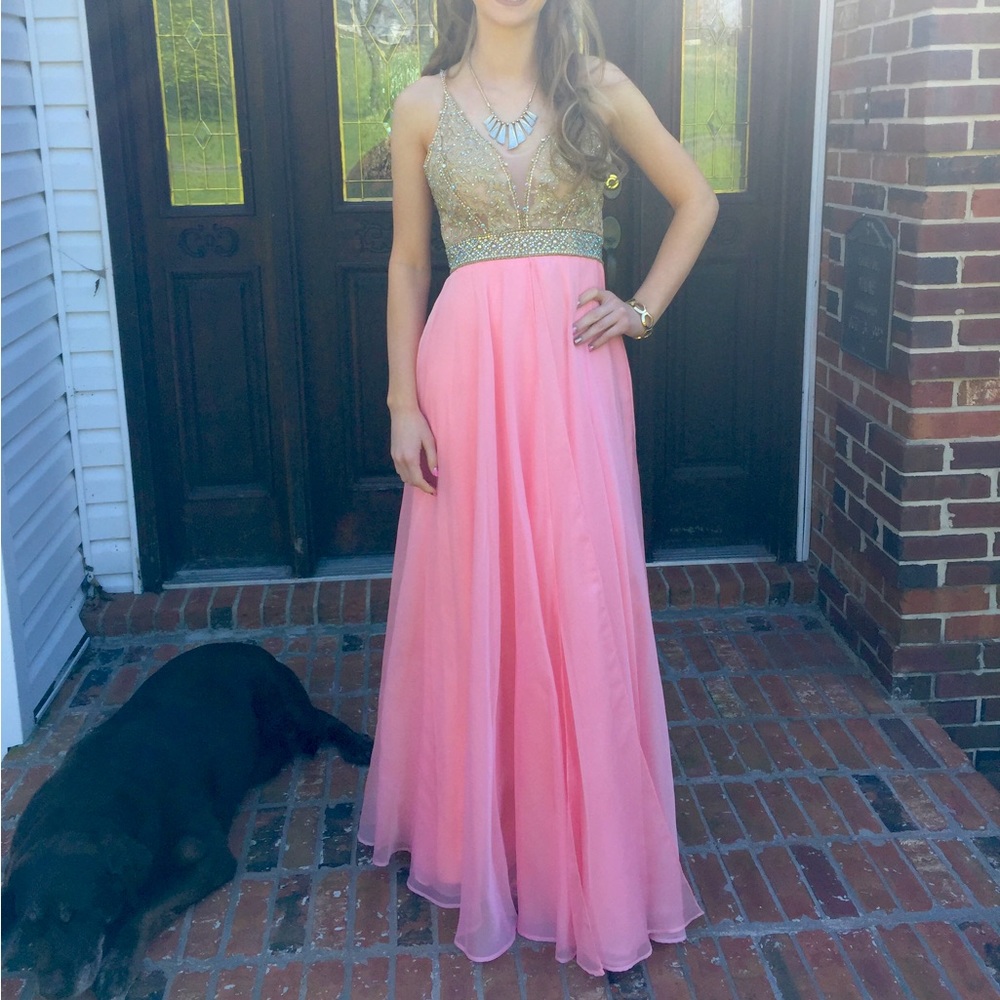 Ellie Wilde for Mon Cheri Prom dress